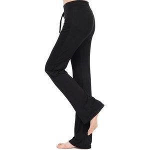 💋WIDE-LEG HIGH-WAISTED DRAWSTRING YOGA PAN